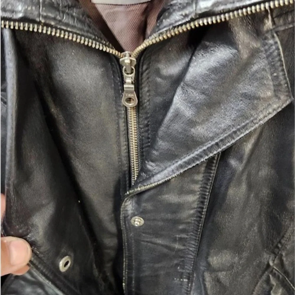 Wilsons Leather Black Jacket with Thinsulate Lining - Picture 4 of 4